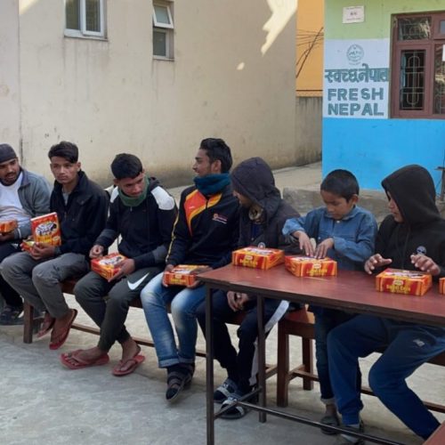 FROSTIES VISITED THE ORPHANAGE - NEPAL